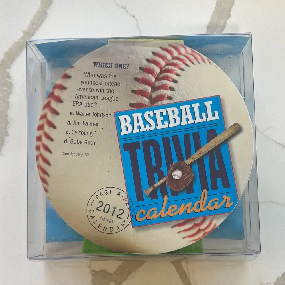 Baseball Trivia Calendar 2012